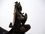 Kathmandu Patan Durbar Square 14 Garuda Close Up On Top Of Garuda Column